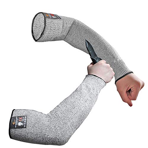 Evridwear Protective Arm Sleeves Cut Resistant Farmers Sleeves for Men Work, Gardening, Farming, Arm Protectors for Thin Skin and Bruising (Extra Large, No Thumb Hole) - color: No Thumb Hole 1 Pair, size: X-Large