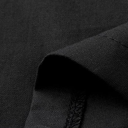Alalaso Mens Muslim Thobe Kaftan Robe Saudi Arabic Middle East Islamic Long Gown Dress Long Sleeve Clothing Ramadan Jubbah - color: 2-black, size: Medium