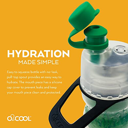 O2COOL Mist N Sip 20 oz Misting Reusable Sports Water Bottle Lacrosse - color: Lacrosse, style: 1 Pack