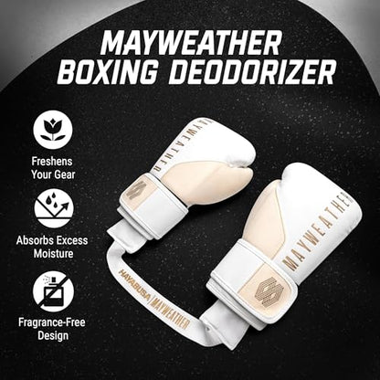 Hayabusa Mayweather Glove Deodorizer - White/Gold, ONE