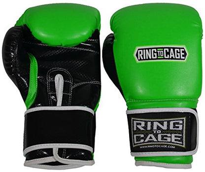 Gym Training Stand-Up Boxing Gloves - color: Neon Green, size: Regular weighs 12oz
