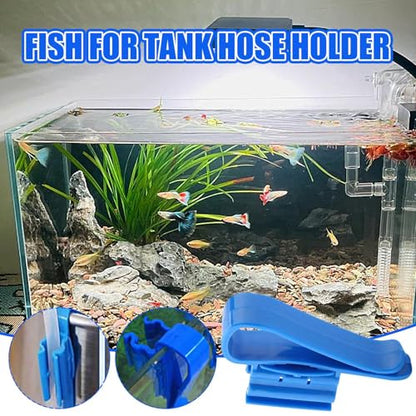 Aquarium Hose Holder | Fish Tank Water Pipe Mounting Clip | Fish Tank Water Pipe Fix Holder for Home Fishes Tanks, Aquarium, Turtle Tanks