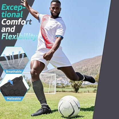 2 Pack Soccer Shin Guards Soccer Adult, Soccer Shin Guards for Kids Soccer Shin Pad with Honeycomb Pads, Shin Defender Shin Guard Sleeves, Ski Shin Guards Ski Shin Pads - color: Red, size: Small