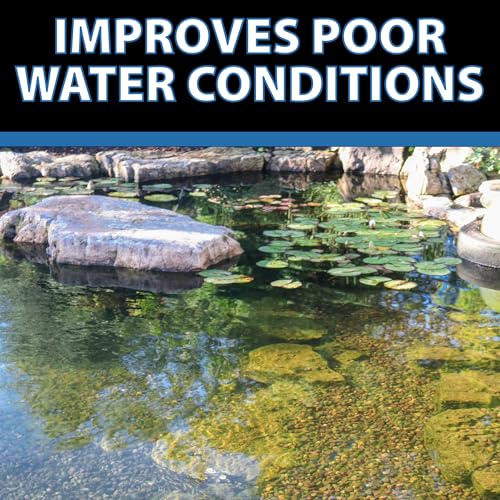 CrystalClear BioClarifier Small Pond & Water Garden Clarifier, 96 Packets | Cleaner for cloudy water with beneficial microbe treatment to improve water clarity; fish, plant & pet safe - size: 96 Packet