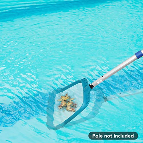 Pool Leaf Skimmer, Pool Surface Cleaning Net (Pole Not Included) | Pool Flat Net, Swimming Cleaning Tools, Plastic Frame Nylon Debris Nets for Ponds, Spas, Inground & Above Ground Pools - size: Pool Skimmer