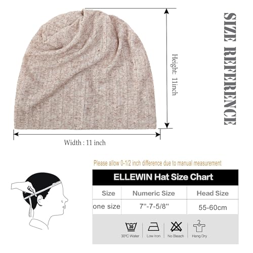 Cotton Slouchy Beanie Hip-Hop Soft Lightweight Running Beanie Adult Skull Hats Cap for Men Women - color: Opentop-b-4pk-multi03