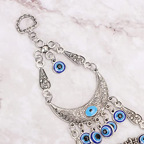Blue Evil Eye Wall Decor, Islamic Amulet Blessing Wall Hanging Decoration Pendant for Home, Car, Office Decoration and Protection