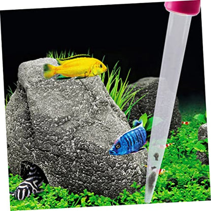 Happyyami Aquarium Cleaning Tool 50ml Fish Tank Cleaner Made of Material and for Complete Cleaning - color: Pink, size: Size 3