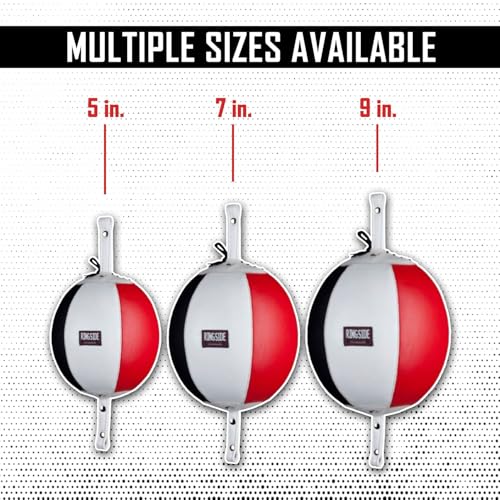Ringside Leather Boxing Double End Bag, 7 Inches - size: 9"