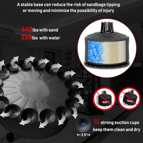 Adjustable Punching Dummy – Freestanding Silicone Punching Bag with Telescopic Height, Stable Large Base for Adults, Boxing, Kickboxing, MMA & Home Gym Training - color: Beige