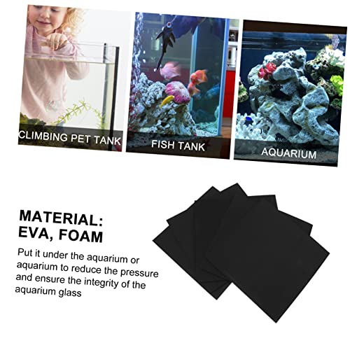 Balacoo Aquarium Slip Mat 5pcs Waterproof Insulated Shock Absorbing Fish Tank Supply Pad