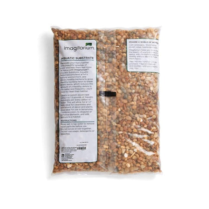 imagitarium by Petco Aquarium Gravel Substrate River Rock 20 lbs. - size: 20 Pound (Pack of 1)