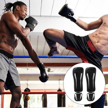 Shin Guards Kickboxing Muay Thai Leg Insteps Protections Pad Martial Art Kicking Sparring Training Protections Guards