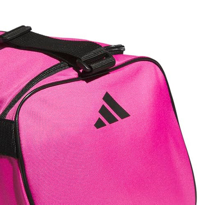 adidas Power Gym Bag – Lightweight Small Duffel, Intense Pink/Black, OSFA - color: Intense Pink/Black/Power