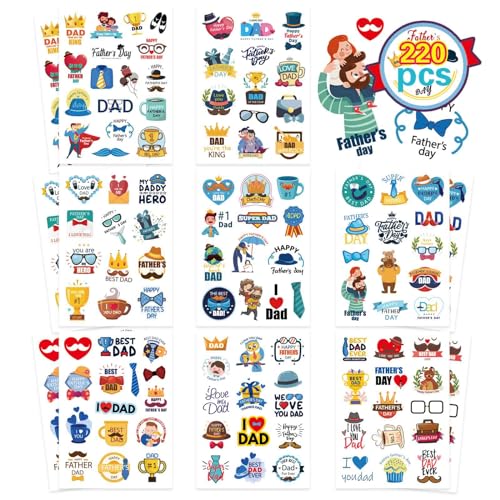 Fathers Day Stickers, Happy Father's Day Stickers, Dad Stickers - style: Fathers Day Stickers