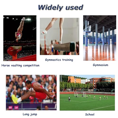 Gymnastics Springboard, Heavy Vault Springboard, Sports Club/Martial Arts Springboard with Anti-Slip Felt and Foot Pads