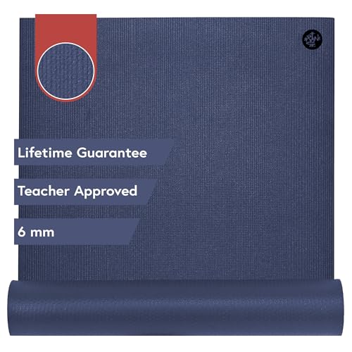 Manduka PRO Yoga Mat - 6mm | Lifetime Durability | Hygienic Construction | Premium Studio Quality | Teacher Approved - color: Odyssey, size: 71" x 26"
