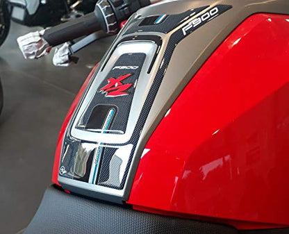 labelbike 3D Sticker Motorcycle Tank Pad Compatible with BMW | F900XR, Resin Protection, Anti-scratch, Decoration