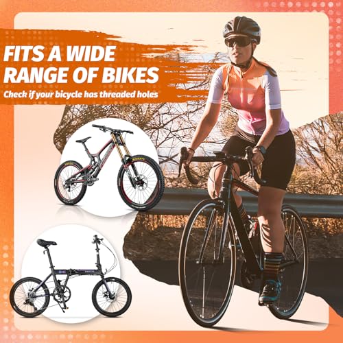 Bike Water Bottle Cage, Durable Ultralight Plastic Water Drink Holder Rack, Lightweight PC Water Bottle Holder for Bicycle, Cycling Bottle Holder Cages for MTB, Road Bike, Mountain Bikes - color: Black red