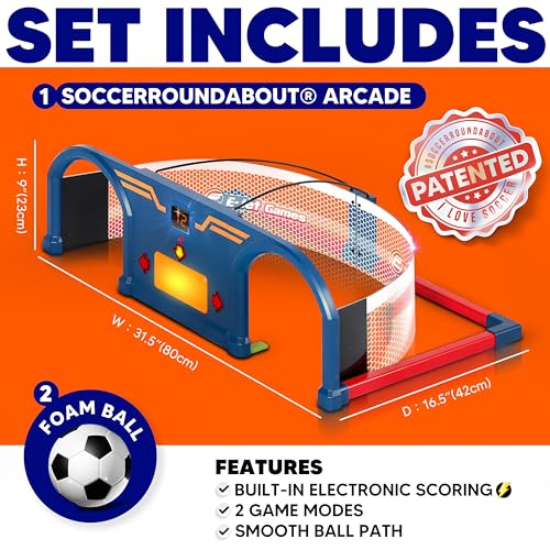 Soccer Trainer, Soccer Exercises Training Set | Improve Agility First Touch Ball Control & Foot-Eye Coordination Hand-Eye