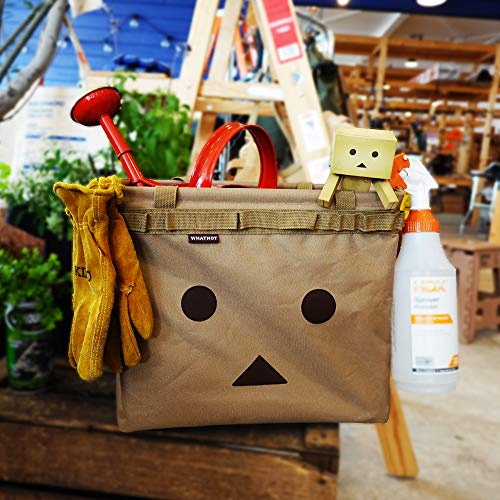 WHATNOT OB-01-DB Storage Container, Tool Bag, Dumbboard, Width 14.2 x Depth 9.8 x Height 12.6 inches (360 x 250 x 320 mm) - color: Dumbo, style: Standard