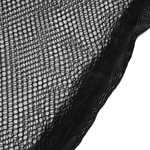 Dioche Sock Net Koi Aquarium Soft Fishing Net - Large Koi Transfer Mesh Basket for Safe Fish Transfers - Nonslip Handle - Portable and Durable for Medium to Large Fish - size: Diameter 30CM, handle 50CM