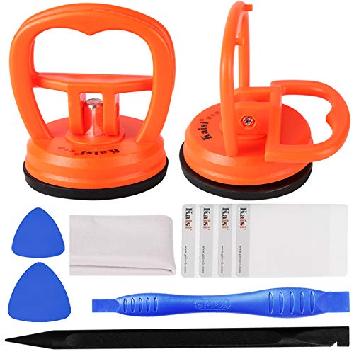 Kaisiking 11 PCS Screen Suction Cup Kit LCD Screen Opening Tools | Screen Replacement Tools for iPad, iMac, MacBook, Tablet, Laptop, iPhone, Samsung, Huawei, Etc. - color: Orange
