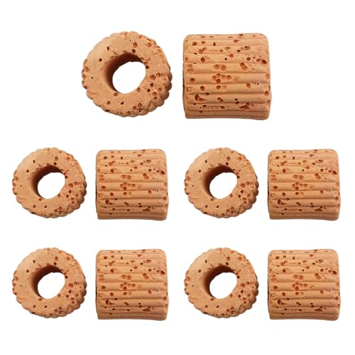 10PCS Plant Securing Ring 25mm Ceramic Cultivation Ring Base Suitable for Fish Tank and Aquarium Landscaping