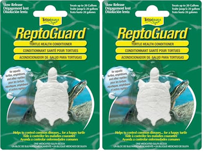 TetraFauna ReptoGuard Turtle Health Water Conditioner 1 Count, Slow-Release (Pack of 2) - size: 1-Count (Pack of 2)