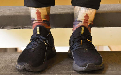 Men's – Christian Crew Socks for Men with Scripture | Moisture-Wicking | Easter Gift Idea - color: Daniel and the Lions Den