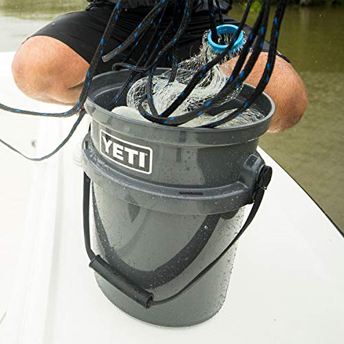 YETI Loadout 5-Gallon Bucket, Impact Resistant Fishing/Utility Bucket - color: Charcoal