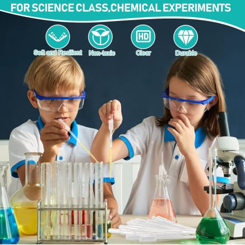 moveland 25Pcs 5ML Pipettes Dropper for Lab Science, Essential Oil, DIY Art | Strong Suction, Leak-Proof, Clear Graduated Scale, Food-Grade PE, Non-Toxic, Excellent Suction Without Leakage, Disposable - size: 5 ML