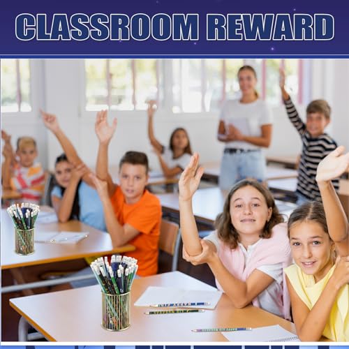 Crtiin 48 Pcs Ramadan Pencils Ramadan Mubarak Party Favors Novelty Toy Muslim Kids Gifts Bright School Party Supplies for Kids Students Classroom Learning Activities (Eid Style) - style: Eid Style