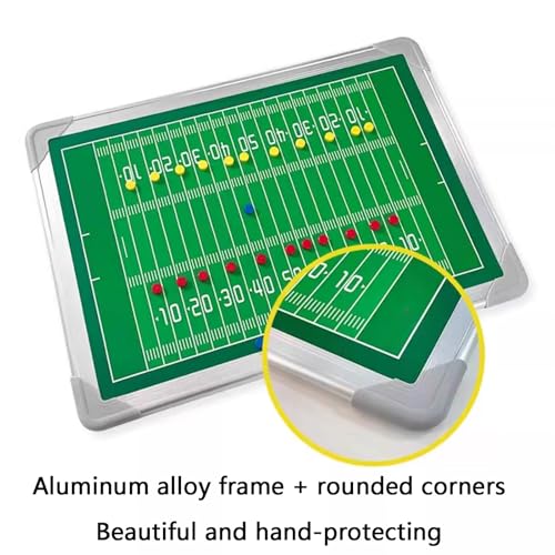 Magnetic Flag Football Tactical Board, Flag Football Coaching Board for Coaches, Portable Storage Design, Sturdy and Durable, for Training Guidance