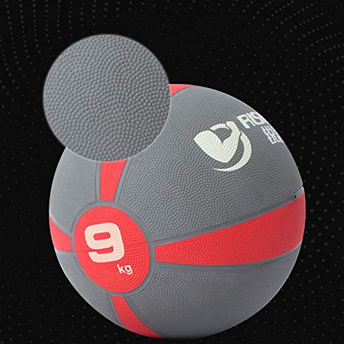 Medicine Balls Rubber Medicine Ball, Aerobic Core Training Elastic Fitness Ball, 1KG/2KG/3KG/4KG/5KG/6KG/7KG/8KG/9KG/10KG (Size : 8kg/17.6LB) - size: 8kg/17.6LB