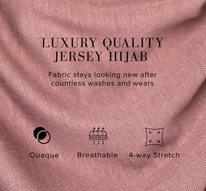 VOILE CHIC 여성용 프리미엄 저지 히잡 스카프 - 이슬람 헤드 스카프 랩 히잡 - color: 스핑크스, size: Regular
