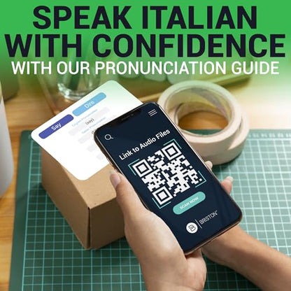 Italian Vocabulary Flash Cards – 300 Words, Pictures & Pronunciation