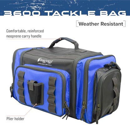 FROGG TOGGS Heavy Duty Fishing Tackle Duffle Bag, Blue, 3600 - color: Blue, style: 3600