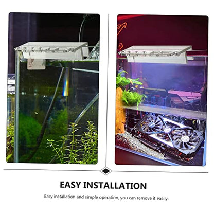 Happyyami Fish Tank Tool Holder Stand Acrylic Storage Rack for Aquarium Scissors and Tweezers Easy to Install Organizer for Efficient Tool Management