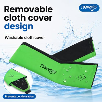 NEWGO Neck Ice Wrap – 45-Min Cooling Relief for Pain & Hot Flashes | Reusable Ice Grid Design | Soft & Comfortable Fit for Swelling, Hot Weather, Office Pressure and Outdoor Sports