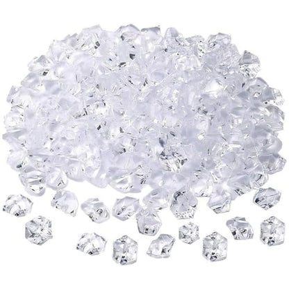 Happyyami 1set Creative Fish Tank Gravel Crystal Stones White Decorative Ornaments for Aquariums Flower Pots Landscape Decor Approx
