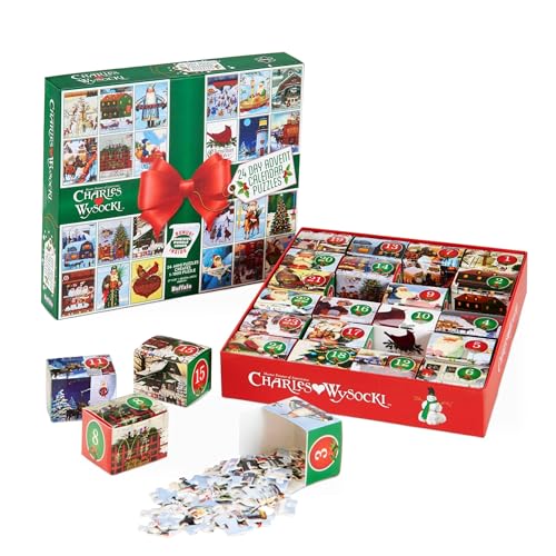 Ceaco - Charles Wysocki 24 Day Advent Calendar - 24 Mini Puzzles