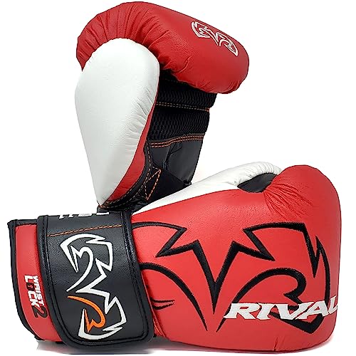 RIVAL Boxing RB11 Evolution Heavy Bag Gloves, with a High-Density, Power-Transmitting Foam and Microfiber Outer - color: Red, size: Medium