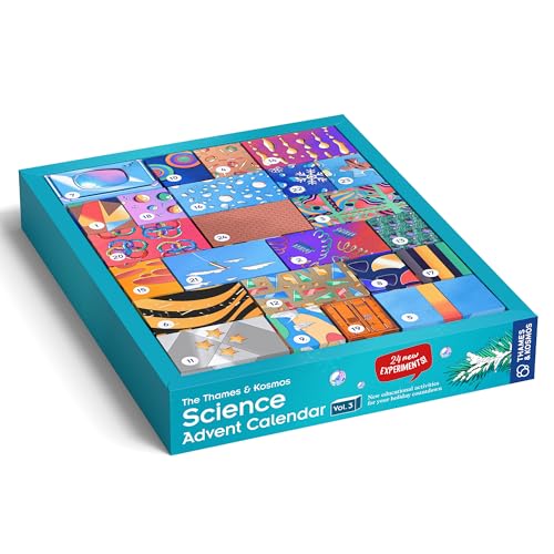 The Thames & Kosmos Science Advent Calendar Vol 3 | 24 Daily STEM Experiments in Chemistry, Biology & Physics, Countdown to Winter Holiday Celebrations | Fun, Wholesome Family Tradition (2025 Version)