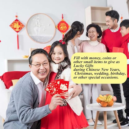 Red Envelopes Chinese New Year Lucky Money Packets, Gift Money Envelopes 2024, Dragon Year Hong Bao, Spring Festival, Birthday Wedding 36 Pcs Large Cartoon Gold - color: Set2-36Pcs-Cartoon Dragon Large