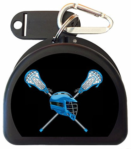 Lacrosse Mouthguard, Mouth Guard Case - Men's Lacrosse - color: Black