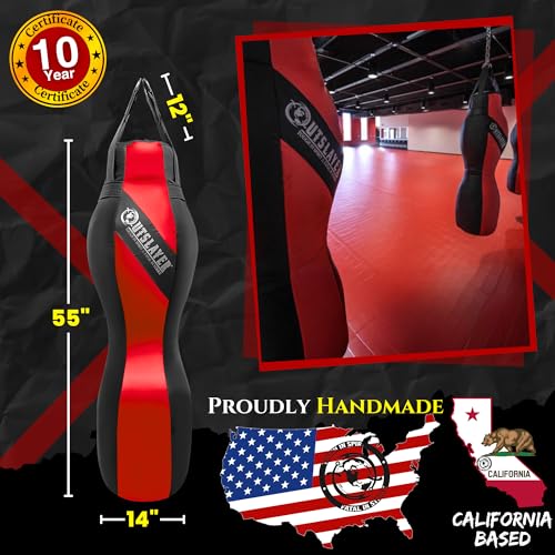 Outslayer Body Bag Grappling Dummy 100lbs - color: Black, style: Filled