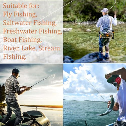 Fly Fishing Landing Net Soft Rubber Mesh Trout Net with Handle Catch and Release Nets Freshwater Saltwater Wooden Nets Gifts for Father Men