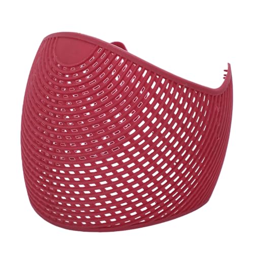 Bewinner Lightweight Hijab Under Scarf Base Layer | 2 Pack Non Slip Hair Grip Band Elastic Headband for Sports Black (Deep Red) - color: Deep Red