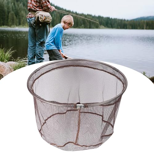 Dip Net, Fishing Net Replacement Netting Foldable Replacement Net Outdoor Fishing Quick Dry Landing Net Portable Dip Net Fishing Gear Accessory